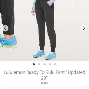 lululemon athletica Black Jogger Pants